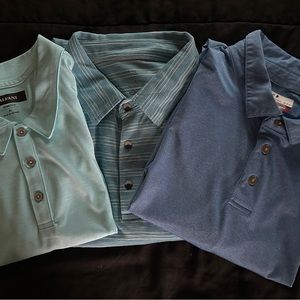 Two XL short sleeve polo shirt and one L. Very good congratulations.